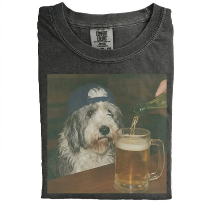 Comfort Colors 50+ Dog Breeds Available Beer Shirt – Vintage 90s Funny Edgy Dog Meme Tee, Unisex Casual Streetwear Gift