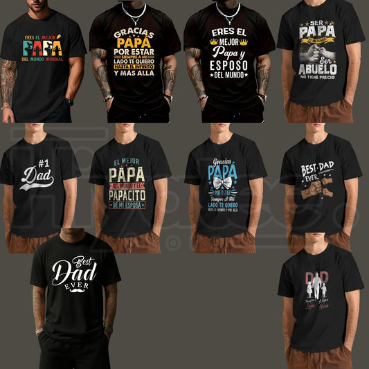 Eres El Mejor Papa Spanish Graphic T-Shirt – Vintage Father's Day Gift for Dad - Hiyatee