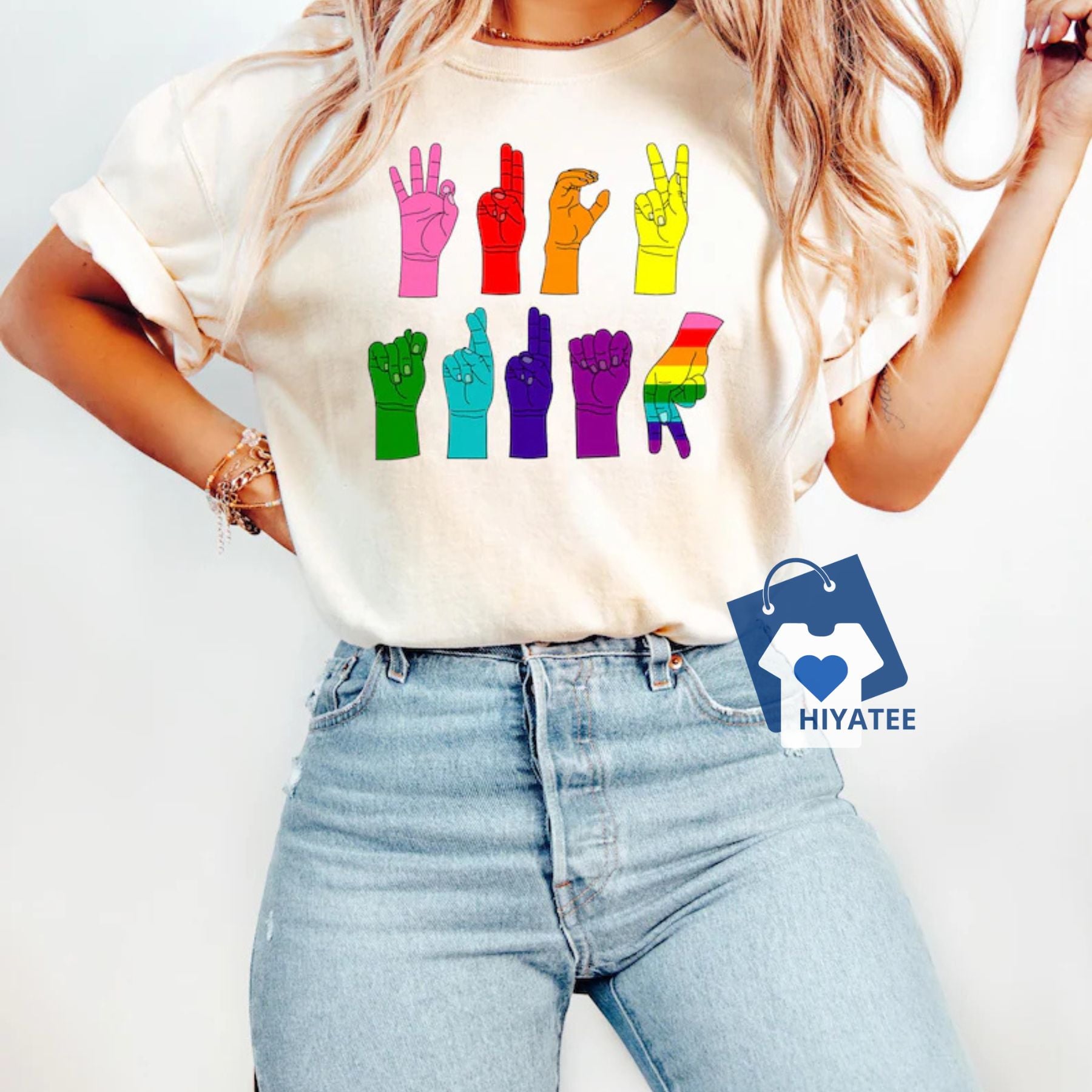 FDT Shirt – Anti-Trump Statement Tee with Sign Language Design-Hiyatee