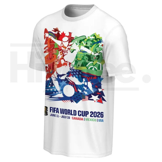 FIFA World Cup 2026™ Event Poster T-Shirt – Official Tournament Graphic Tee - Hiyatee