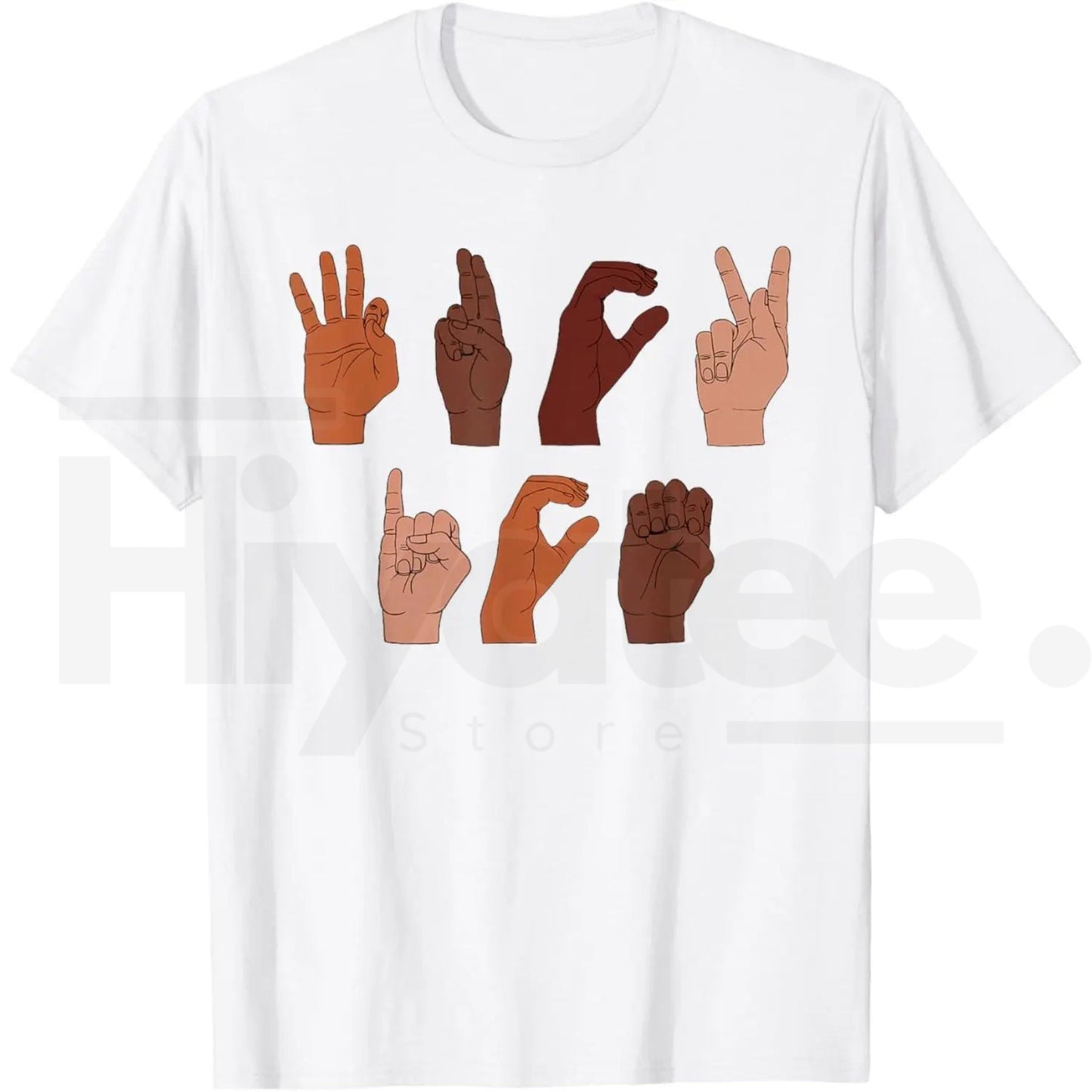F ck ICE Hand Sign Language T-Shirt – Anti-Deportation Chinga La Migra Tee - Hiyatee