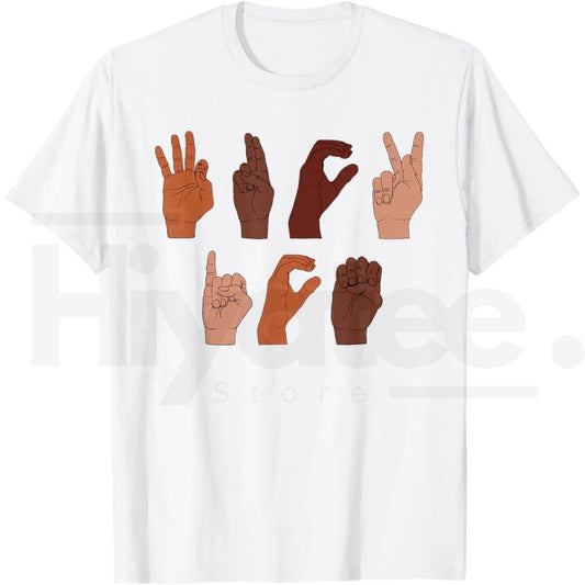 F ck ICE Hand Sign Language T-Shirt – Anti-Deportation Chinga La Migra Tee - Hiyatee