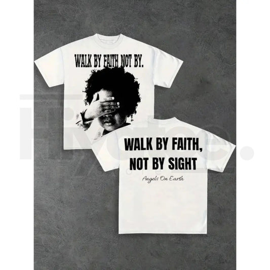 Faith Inspiring Bible Verse Graphic Tee – Casual Streetwear Short Sleeve Shirt - Hiyatee