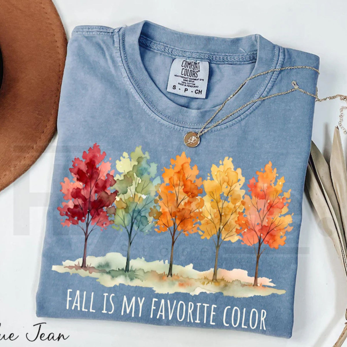 Fall Is My Favorite Color Shirt Comfort Colors Autumn Vibes Thanksgiving Tee - Hiyatee