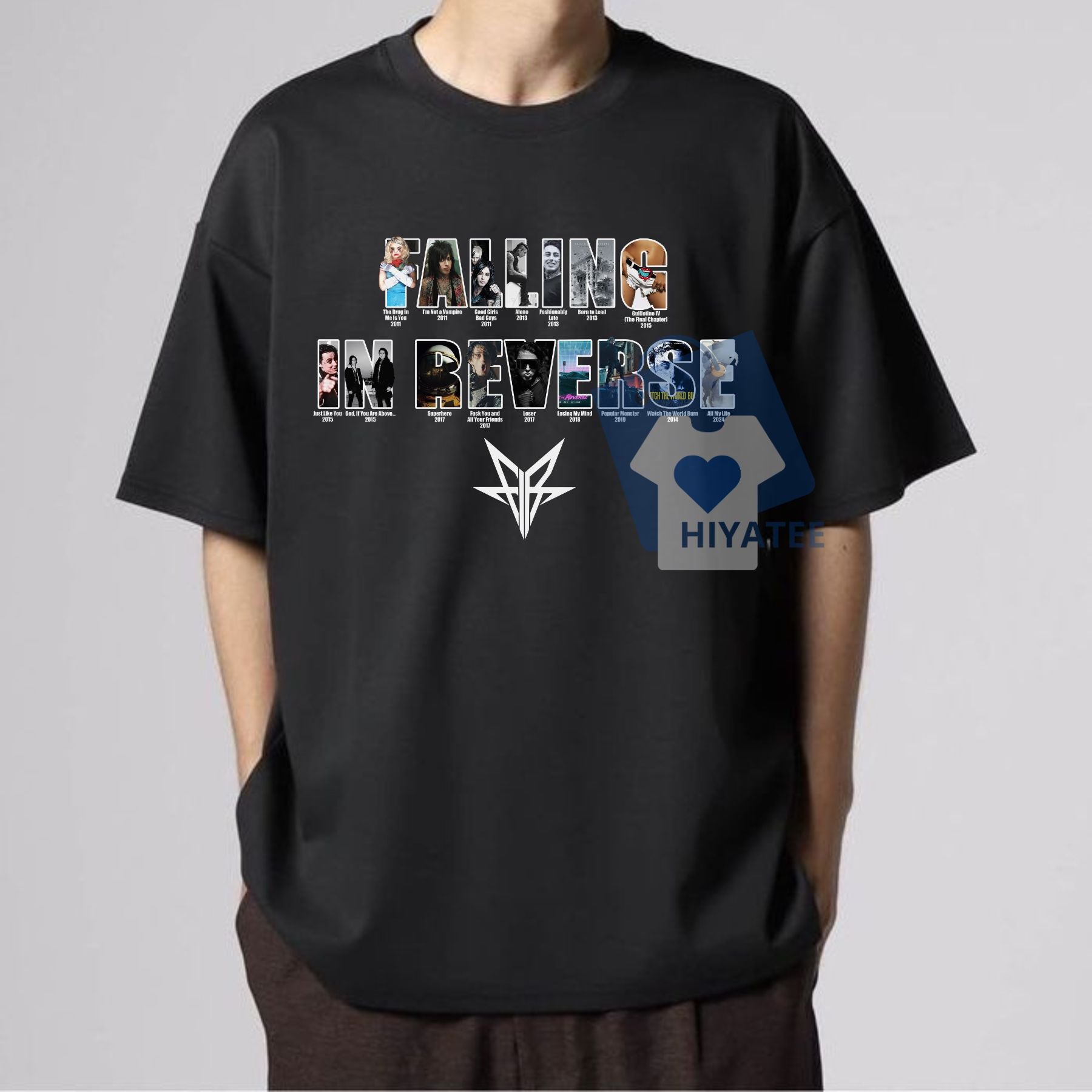 Falling In Reverse Band Shirt – Official-Style Graphic Tee, Rock Fan Gift-Hiyatee