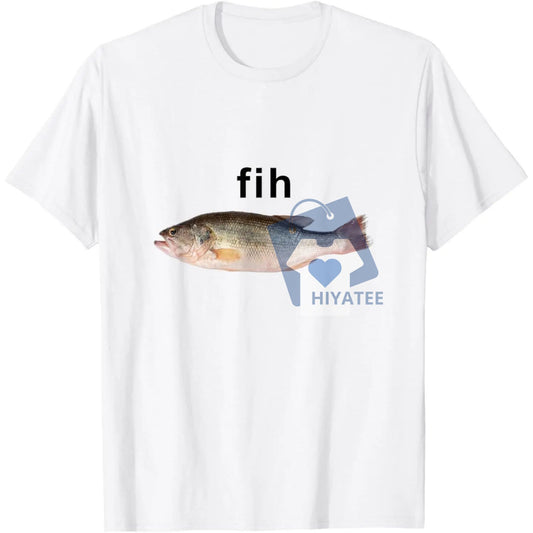 Fih – Funny Misspelled Fish Meme Shirt-Hiyatee