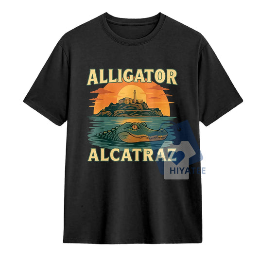  Florida Everglades Alligator Alcatraz Shirt – Vintage Wildlife Graphic Tee-Hiyatee