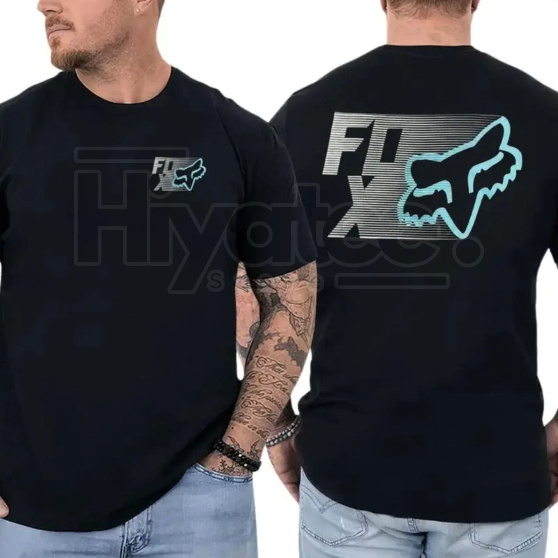 Fox Racing Men’s Graphic Tee – Classic Motocross Soulja Boy Style T-Shirt - Hiyatee
