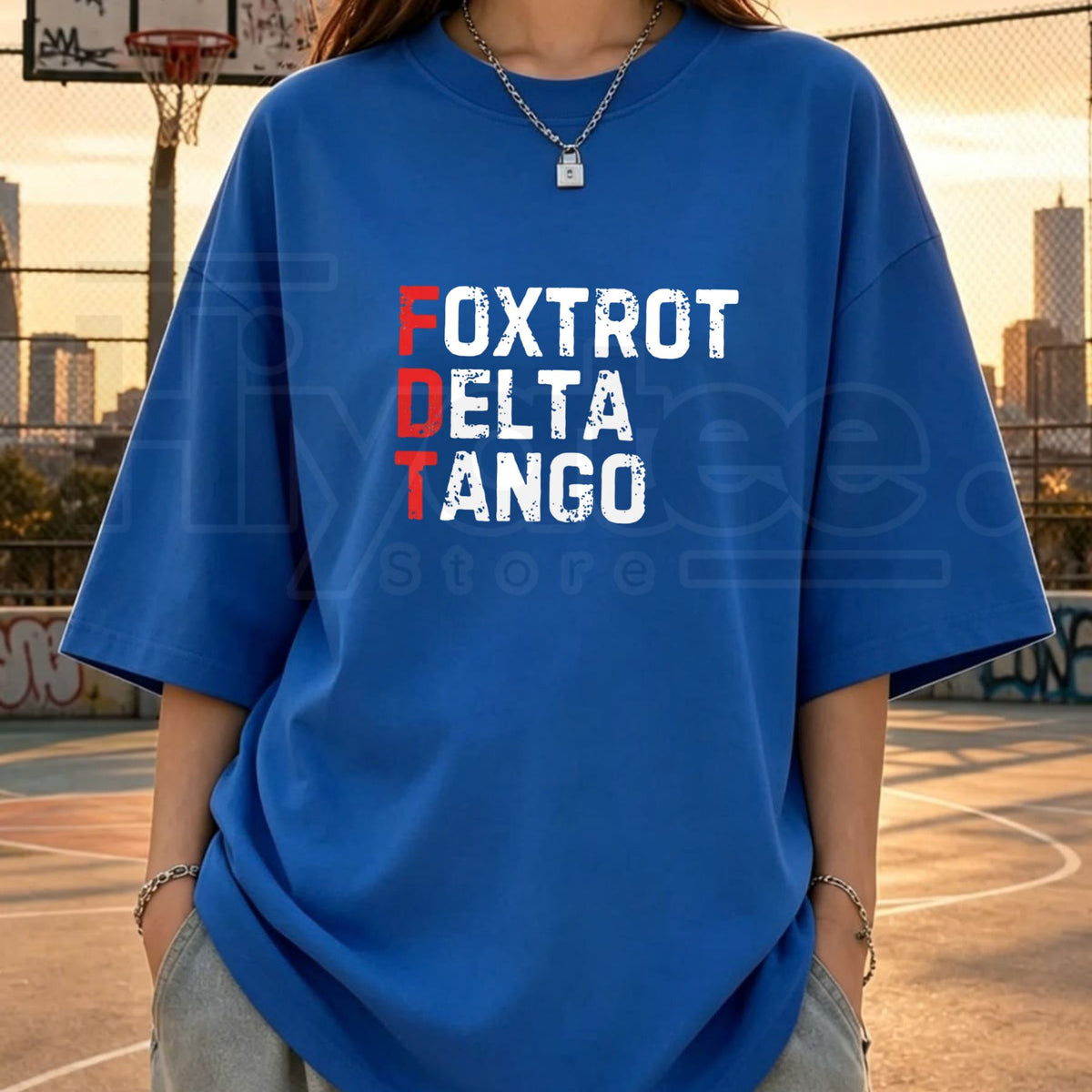 Foxtrot Delta Tango Cooling Performance T-Shirt – Military Phonetic Graphic Tee - Hiyatee