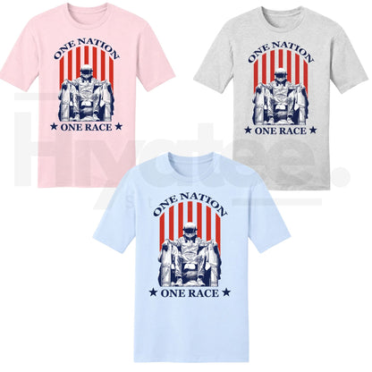 "Freedom 250 Grand Prix" – One Nation One Race Patriotic Graphic Top - Hiyatee