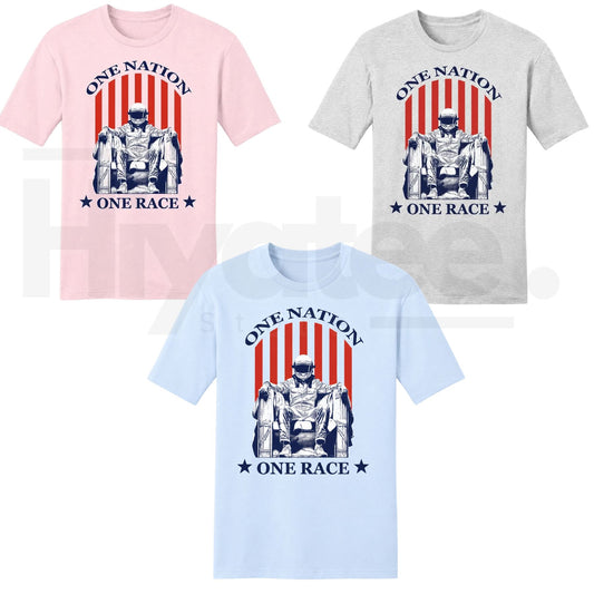 "Freedom 250 Grand Prix" – One Nation One Race Patriotic Graphic Top - Hiyatee