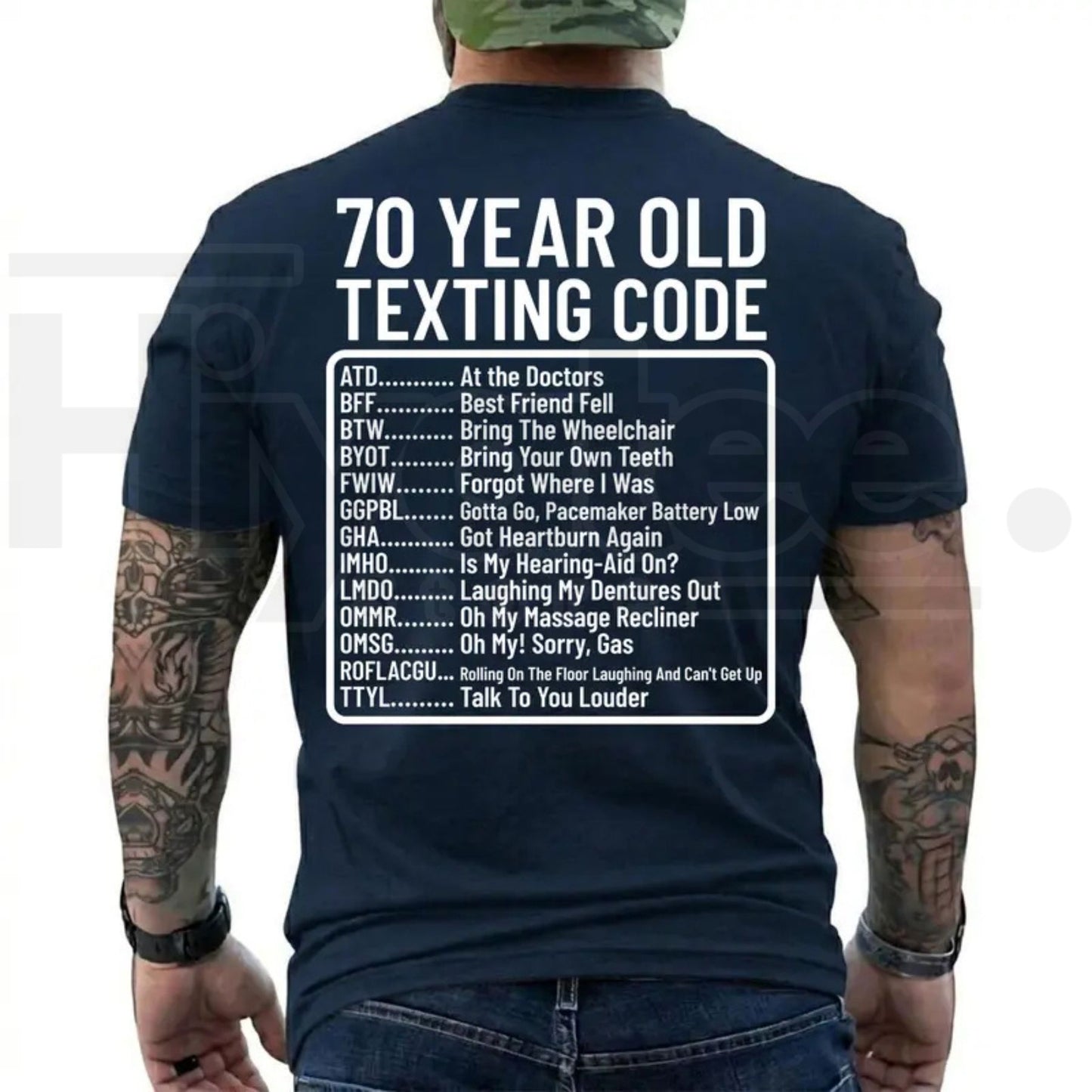 Funny 70th Birthday Shirt ATD At The Doctors Aging Humor Tee - Hiyatee