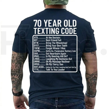 Funny 70th Birthday Shirt ATD At The Doctors Aging Humor Tee - Hiyatee