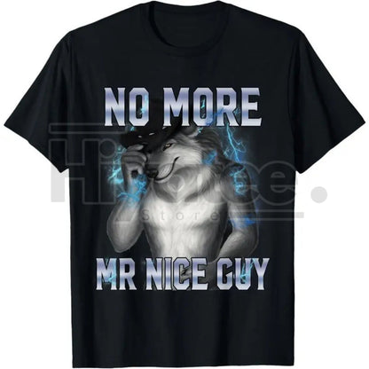 Funny Alpha Wolf Meme T-Shirt – 100% Cotton Sarcastic Humor Unisex Graphic Tee - Hiyatee