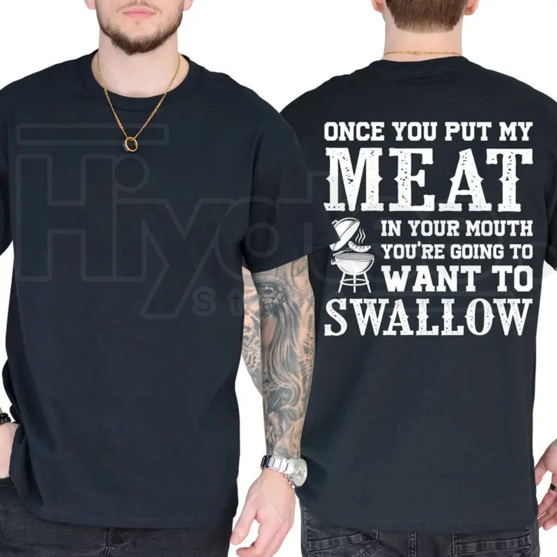 Funny BBQ Meat Lover T-Shirt – Grill Master Graphic Tee - Hiyatee