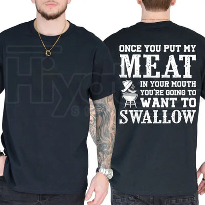 Funny BBQ Meat Lover T-Shirt – Grill Master Graphic Tee - Hiyatee