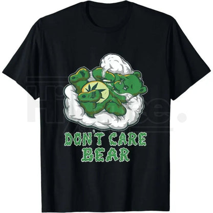 Funny Bear Smoking Weed 100% Cotton T-Shirt – 4:20 Stoner Gift for Men & Women - Hiyatee