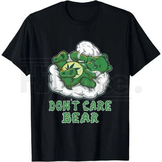 Funny Bear Smoking Weed 100% Cotton T-Shirt – 4:20 Stoner Gift for Men & Women - Hiyatee
