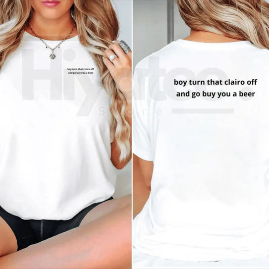 Funny Clairo Meme T-Shirt – Boy Turn That Clairo Off Indie Alternative Tee - HIyatee