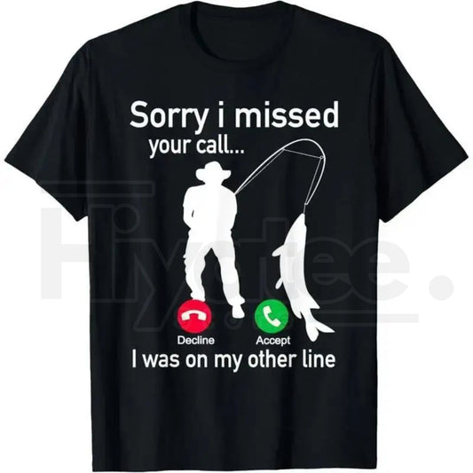 Funny Fishing Phone Call With Fishing Line – Fisherman Graphic - Hiyatee