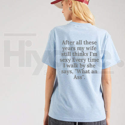 Funny Married Husband T-Shirt – Casual Graphic Tee - Hiyatee