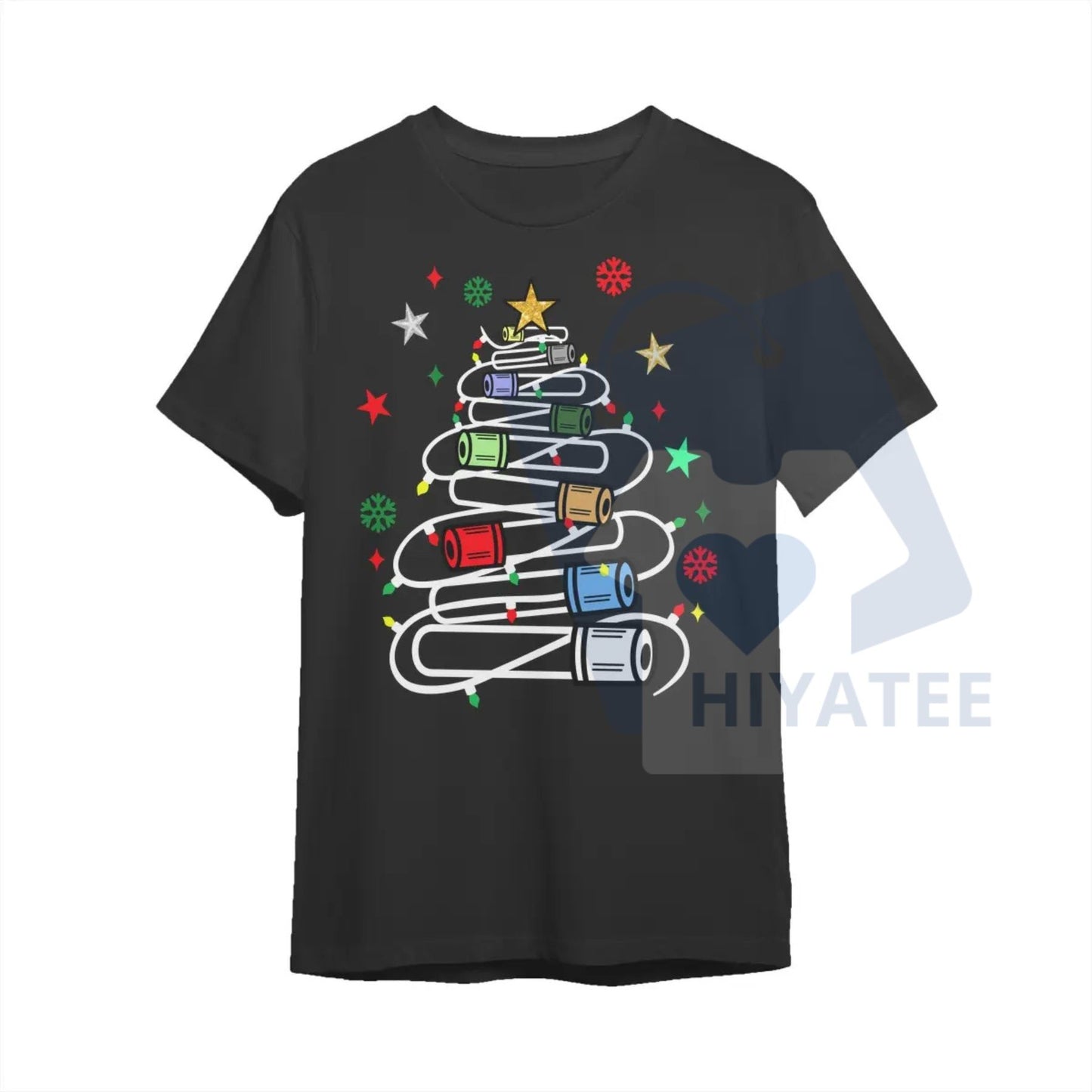 Funny Phlebotomy Christmas T-Shirt – Cute Lab Tech Phlebotomist Squad Holiday Gift - Hiyatee