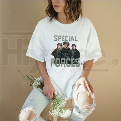 Funny Special Forces Meme T-Shirt – Edgy Internet Humor Retro Graphic Tee - Hiyatee