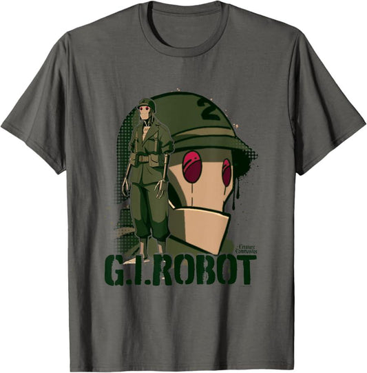 G.I. Robot Showcase T-Shirt – Vintage Comic-Inspired Tee-Hiyatee