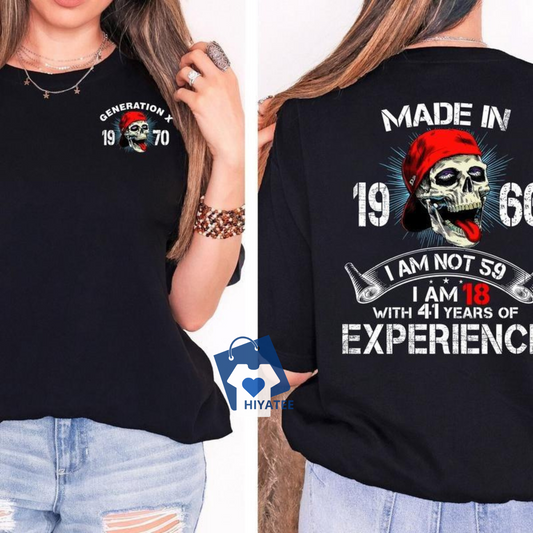 Generation X Custom Year Badass Generation T-Shirt – Gen X FAFO Shirt-Hiyatee