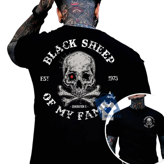 Generation X Custom Year T-Shirt Bold Badass Style Gen X FAFOT Cotton Tee for Men and Women-Hiyatee