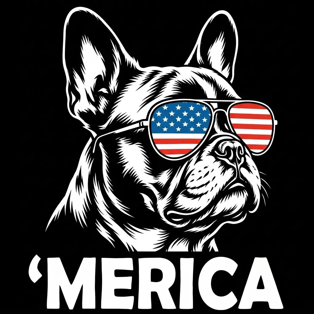 Comfort Colors® Patriotic 50+ Dog Breed Shirt – Funny 4th of July Merica Dog Tee