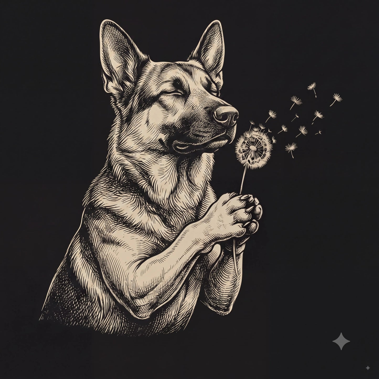Comfort Colors Dog Breeds Graphic Shirt Botanical Forest Wildlife Tee