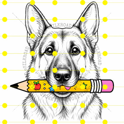 Comfort Colors 50+ Dog Breeds Back to School Teacher T-Shirt