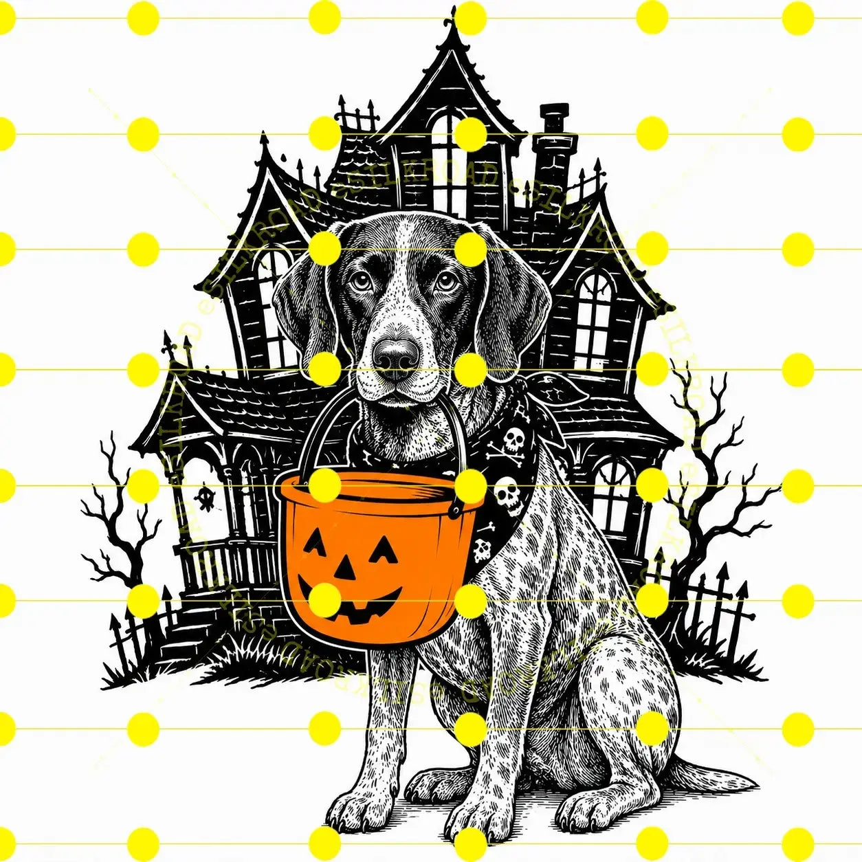 Comfort Colors 50 Dog Breeds Halloween T-Shirt Moss Pumpkin Candy Bucket Tee