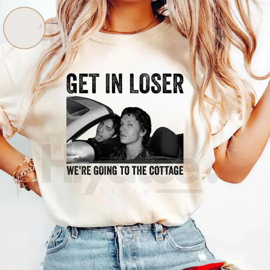 "Get In Loser" Ilya & Shane Cottage T-Shirt – Heated Rivalry Fan Gear - Hiyatee