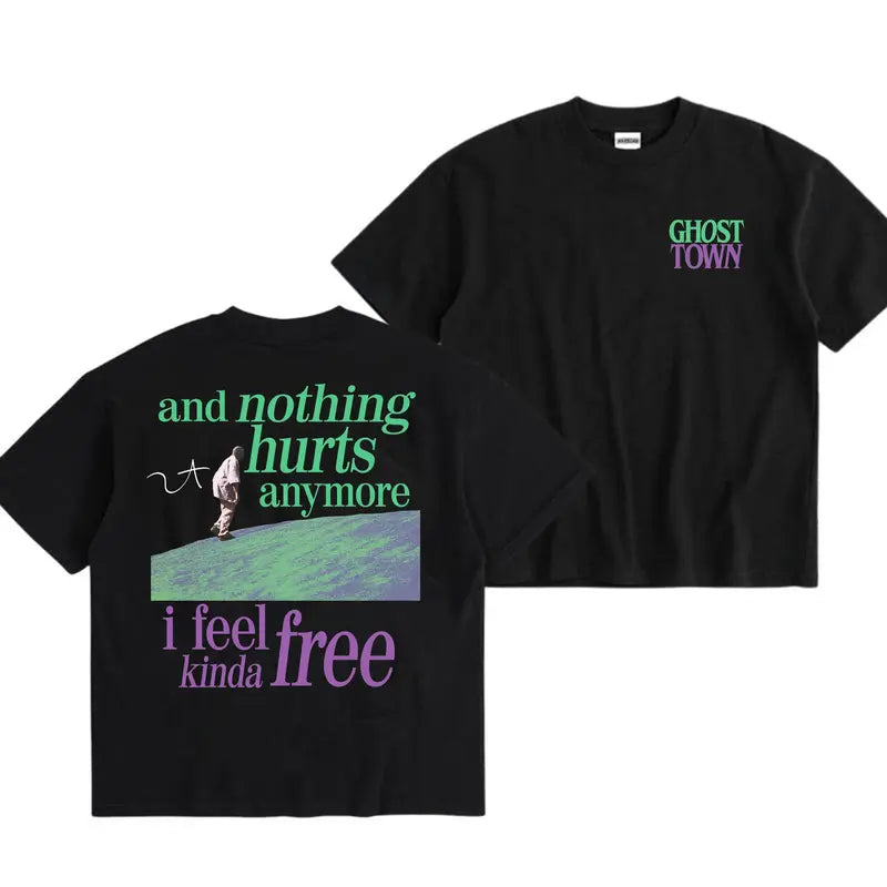 Ghost Town T-Shirt – Free City Ghost Town Kanye Inspired Graphic Tee-Hiyatee