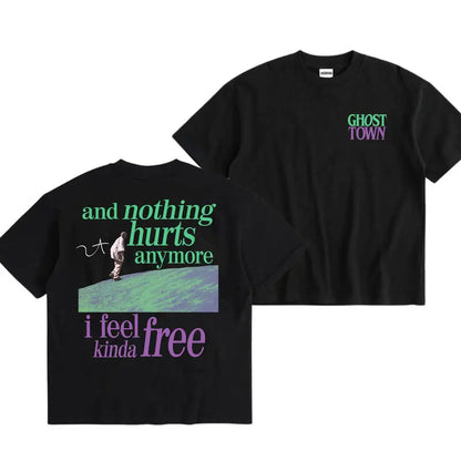 Ghost Town T-Shirt – Free City Ghost Town Kanye Inspired Graphic Tee-Hiyatee