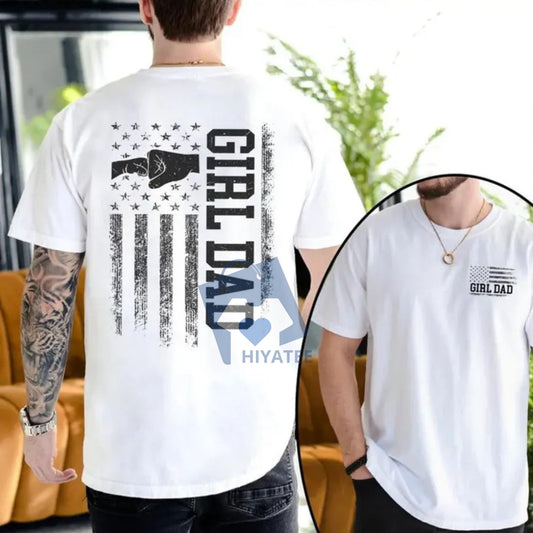 Girl Dad T-Shirt – Proud Father’s Day Gift from Daughter-Hiyatee
