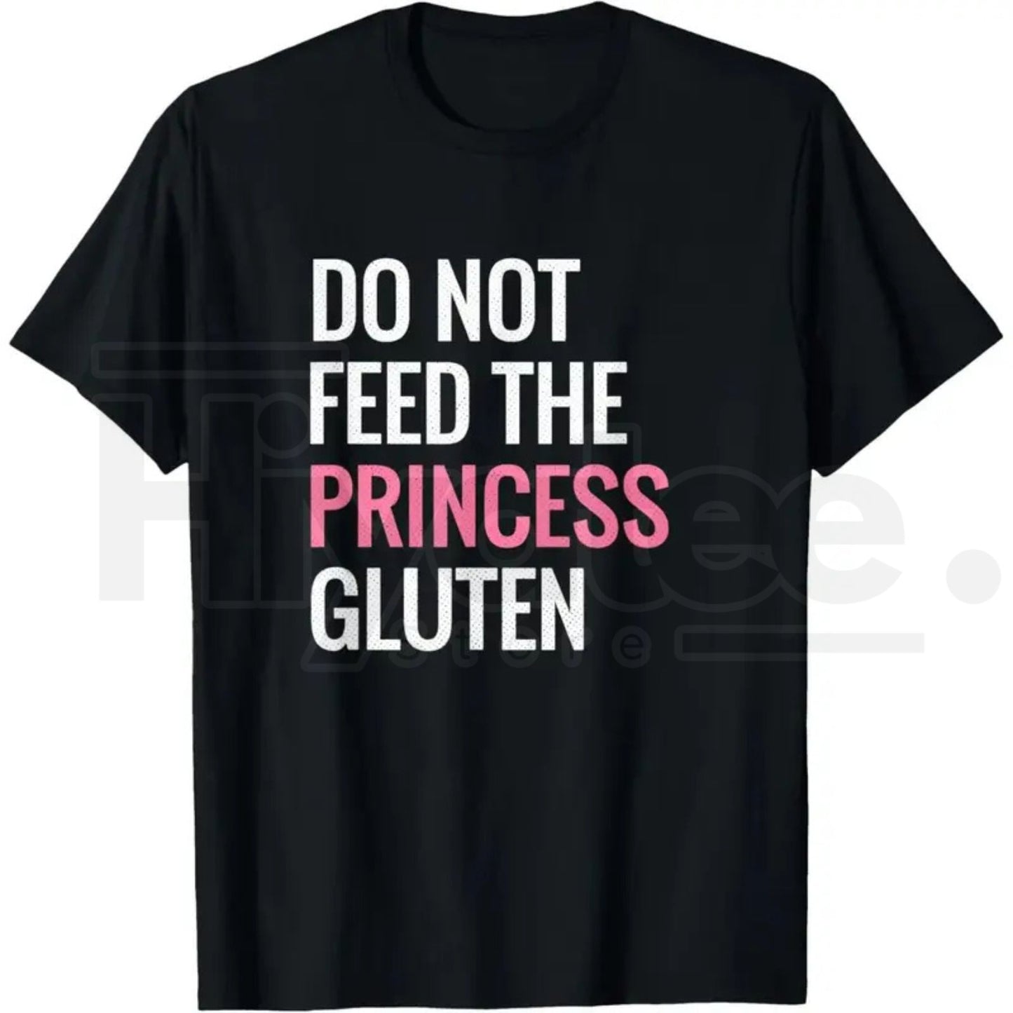 "Gluten Free Princess" – Funny Dietary Humor Premium 100% Cotton Top. - Hiyatee