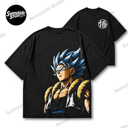 "GAZE" Series Anime 90s Graphic Tee – Retro Anime US Regular Fit Streetwear T-Shirt