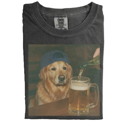 Comfort Colors 50+ Dog Breeds Available Beer Shirt – Vintage 90s Funny Edgy Dog Meme Tee, Unisex Casual Streetwear Gift