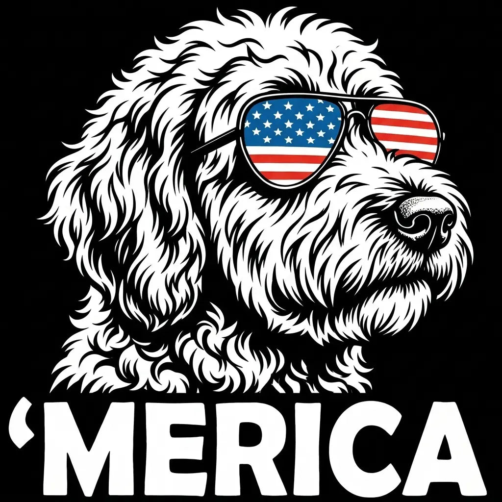 Comfort Colors® Patriotic 50+ Dog Breed Shirt – Funny 4th of July Merica Dog Tee