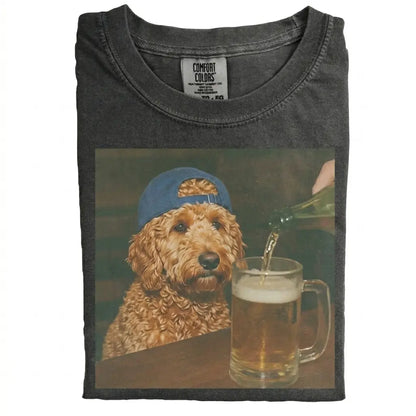 Comfort Colors 50+ Dog Breeds Available Beer Shirt – Vintage 90s Funny Edgy Dog Meme Tee, Unisex Casual Streetwear Gift