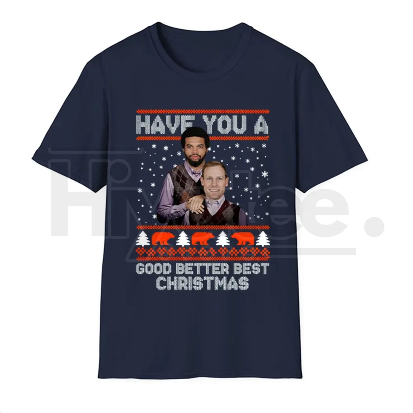 Good Better Best Christmas Football Ugly Pattern Classic T-Shirt – Retro Sports Game Day Tee - Hiyatee
