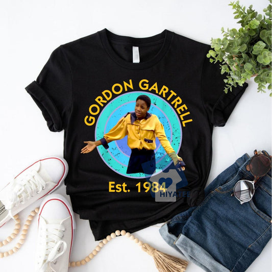 Gordon Gartrell 1984 Shirt – Vintage Cosby Show Tee for 80s TV Fans-Hiyatee