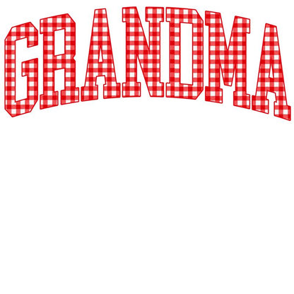 Customize MAMA Gingham Christmas Sweatshirt – Cute Mom Holiday Crewneck