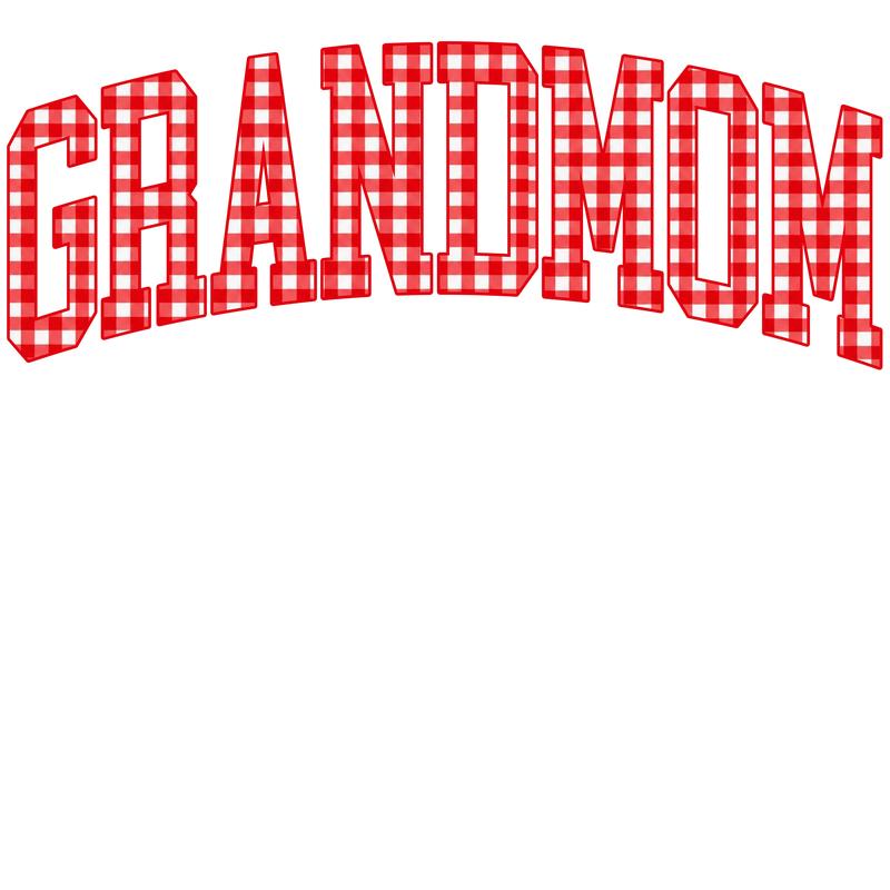 Customize MAMA Gingham Christmas Sweatshirt – Cute Mom Holiday Crewneck
