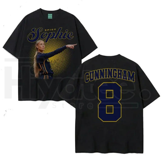 Graphic Sophie #8 2-Sided Basketball T-Shirt – Premium Game Day Fan Graphic Tee - Hiyatee