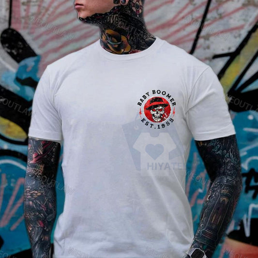 "Grumpy Old Bastard" T-Shirt – Funny Sarcastic Tee, Humorous Gift for Men - Hiyatee