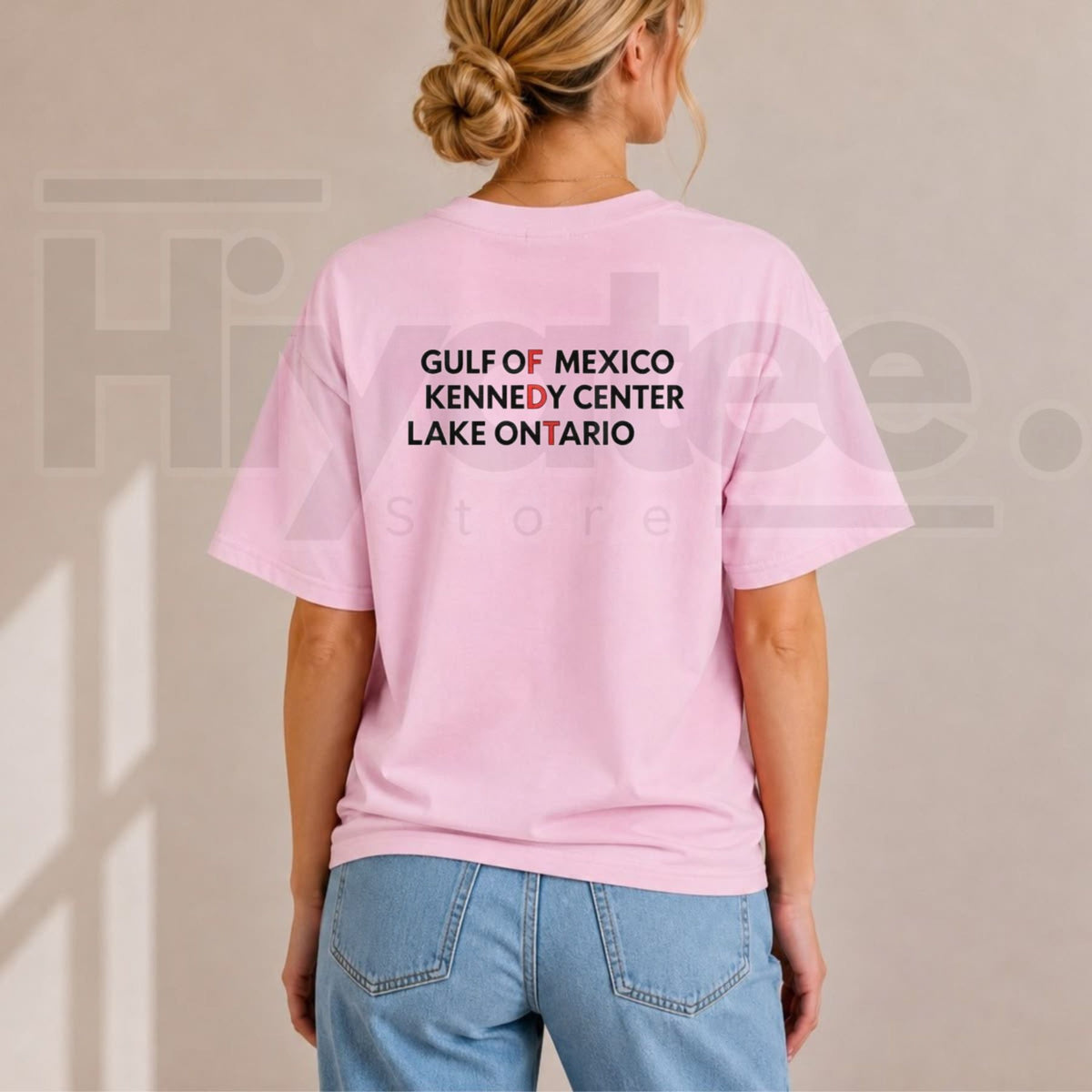 Gulf Of Mexico Kennedy Center Lake Ontario T-Shirt – Geography Graphic Tee - Hiyatee